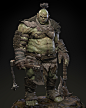 ORC, X BoWen : Orc Warrior sculpt based on Dimelife concept art.