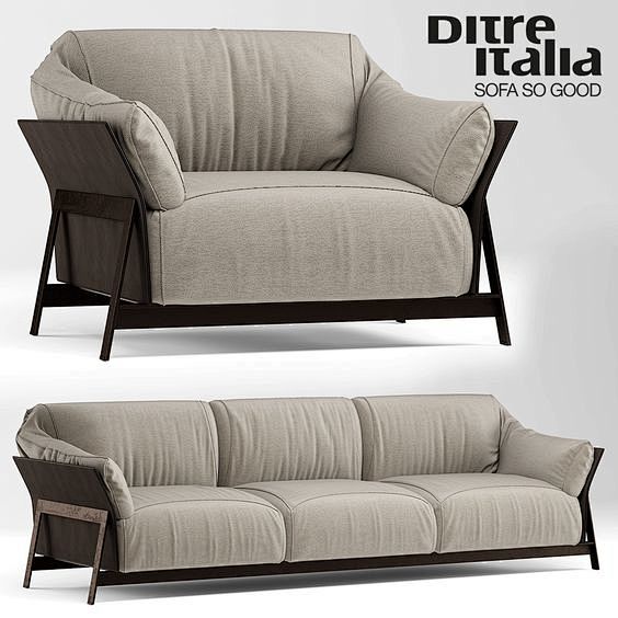 obj sofa armchair di...