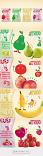 Troo Froot fresh approach by Point 6 Design curated by Packaging Diva PD. A packaging smile to start your day : )