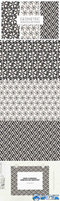 Geometric Seamless Patterns Set 5