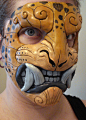 Leopard demon mask by ~missmonster on deviantART
