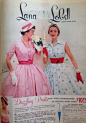 vintage女装广告from seventeen magazine April 1955