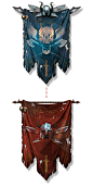 Earthcore: Shattered Elements - faction banners  : war banners for game factions - Earthcore: Shattered Elements