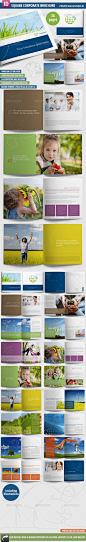 Square Corporate / Image Brochure - 36 Pages - GraphicRiver Item for Sale