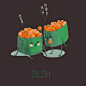 junyan  的插画 sushi