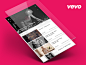 Vevo app concept