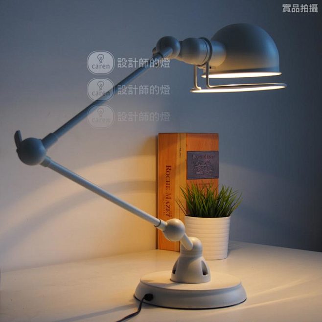 设计师的灯 创意欧式复古工业卧室床头灯宜...