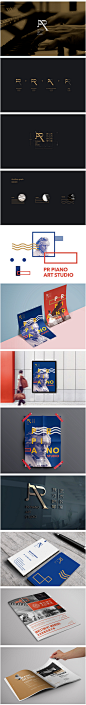 LOGO 钢琴艺术 VI 画册 品牌设计招商手册 宣传单 音乐 户外广告 平面 设计 企业 文化 海报 立体 名片品牌设计 