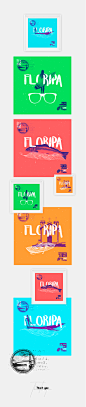 Floripa - Posters on Behance
海报 撞色 KV