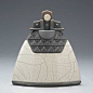 Vachon Arts - Online store - Small Lunar Vessel with Applied Pattern