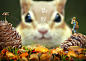 Squirrel & Pinecone : - -