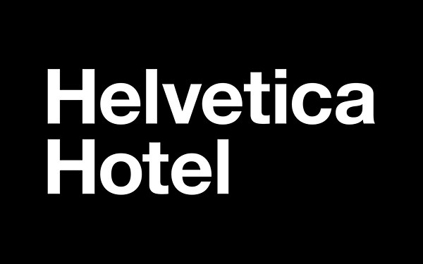 Helvetica 酒店视觉形象