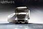 Mercedes-Benz Aero Trailer Concept Truck Poster Print 