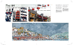 中青设计出版采集到世界城市速写 25位艺术家的景观速写创作与技法
