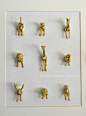 framed mini gold animals (and the other end too I hope!): 