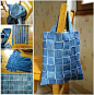 Upcycle Your Old Jeans into an Amazing Woven Bag