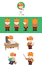 CHARACTER DESIGN : In this project, I created six characters for the animation courseware for elementary school 