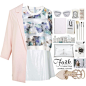 A fashion look from May 2014 featuring floral top, Miss Selfridge and white skirt. Browse and shop related looks.