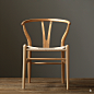 北欧表情/传世经典/Y型椅/欧式圈椅/Y chair/实木餐椅扶手椅/3款