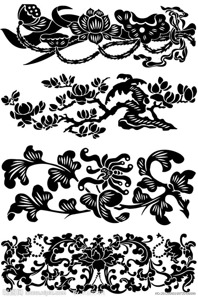 中国传统装饰图案 中国装饰花纹图案