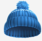 蓝色标志毛线帽子免抠素材_新图网 https://ixintu.com 冬季 暖冬 毛线帽 编织帽子 蓝色帽子 装饰图案