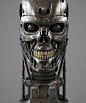 lookDev_terminator_bust, Andrey Subbotko : raw render. procedural shading