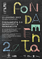 Studio Fludd / Fondamenta 2.0 | Poster #采集大赛#