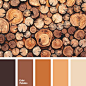 ◾ Wooden Palette ◾ Beige, Brown Shades, Matching, Orange Shades, Red-Brown