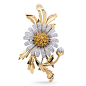 Van Cleef & Arpels 梵克雅宝 Marguerite Secrète 高级珠宝腕表。「雏菊」是 Van Cleef & Arpels 珠宝作品中历史最悠久的花卉主题之一，自1920年代延续至今。