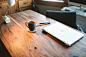 Walnut Desk on Furniture Served