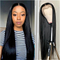 Cexxy hair Straight 13x6 lace front wig virgin hair Upgraded 2.0