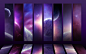 Cosmos collection IV - Purple by *Funerium on deviantART