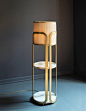 MEGAN  Lamp and side table by  Lazzarini & Pickering  2