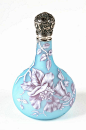 Cameo Glass Scent Bottle and Stopper - 1999M9 by Birmingham Museum and Art Gallery on Flickr.  Cameo Glass Scent Bottle and Stopper (1915)