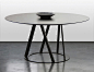 Contemporary table / metal / indoor / residential - BIG IRONY by Maurizio Peregalli - ZEUS