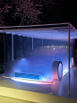 marjan van aubel turns solar cells into ethereal lexus LF-ZC sculpture at miami art week