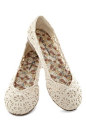 Lace flats