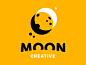 Moon Animated Logo creative identity branding motion design animation moon logo illustration graphic design design