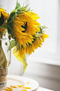 Bouquet Of Yellow Sunflowers by Kelli Kim#春暖花开#