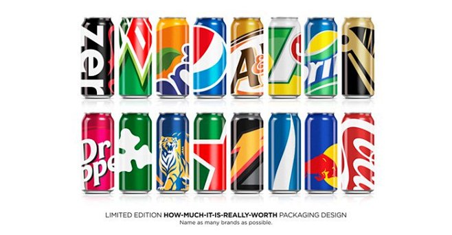 “少即是多”——饮料品牌的简约包装设计(...