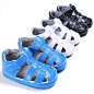 海雅  夏季0-1岁男宝宝包脚凉鞋婴儿学步鞋  支持一件代发