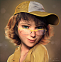 Yia Lou, rico cilliers : My latest portrait, made to test and promote my upcoming "Hats Pack" for blender Cycles. Enjoy!