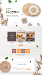 有机食品茶水网页PSD模板Food web template#tiw348f4104 :  