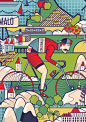 cadenced:
“ Neil Stevens illustration for a book on cycling in France.
”