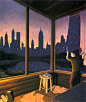 加拿大视觉错觉艺术家Rob Gonsalves（1959——）作品集