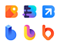 B logos