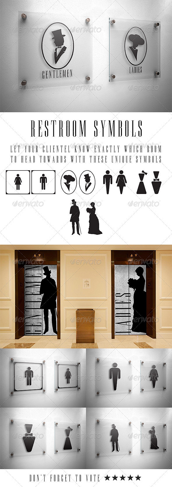 Restroom Vector Symb...