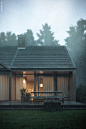 Summerhouse Sandby |Johan Sundberg Arkitektur | CGI : Inspired by this project: Summerhouse Sandby / Johan Sundberg Arkitektur. We really admire their architectural design style, and this building is simply amazing! 