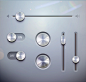 金属质感按钮矢量素材 - 素材中国16素材网