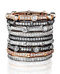 CRISLU Stackable Rings - Fashion Jewelry - Jewelry & Watches - Macy's